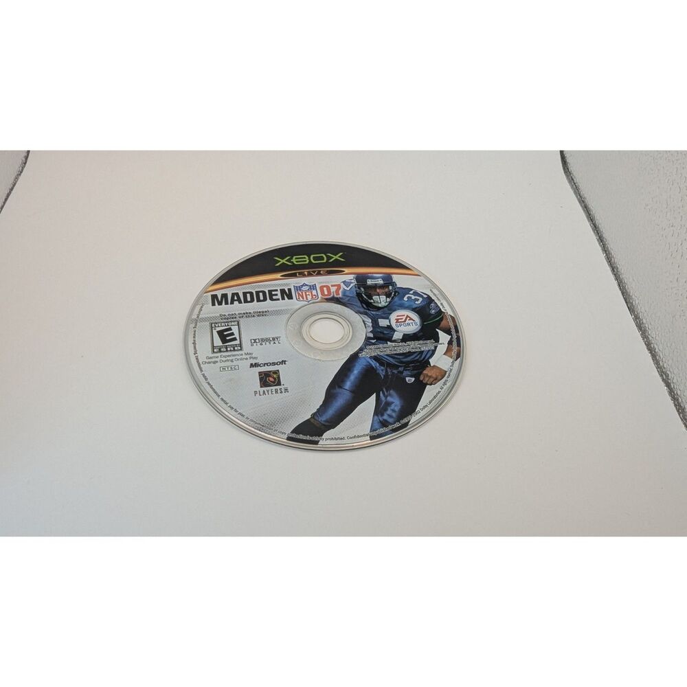 Madden 07 Xbox Disc Only